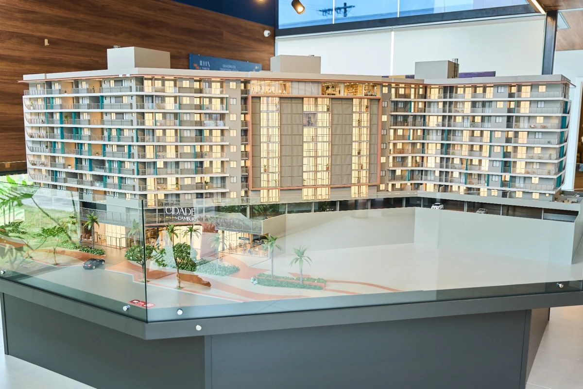 Maquete do Cidade Camburi por Vitor Machado