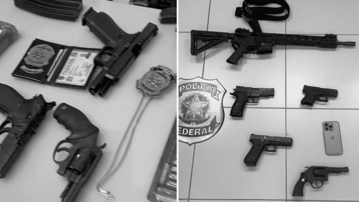 Material apreendido pela Polícia Federal durante a Operação Turquia, nesta sexta-feira (7)