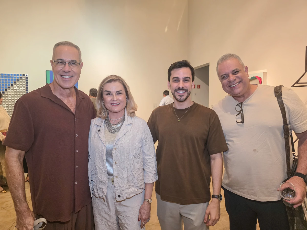 Max Mello, Zilda Helal, Renzo Cerqueira e Ivan Lopes