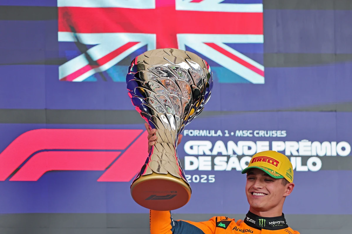 Lando Norris venceu com tranquilidade o GP Brasil e se aproximou do título de 2025