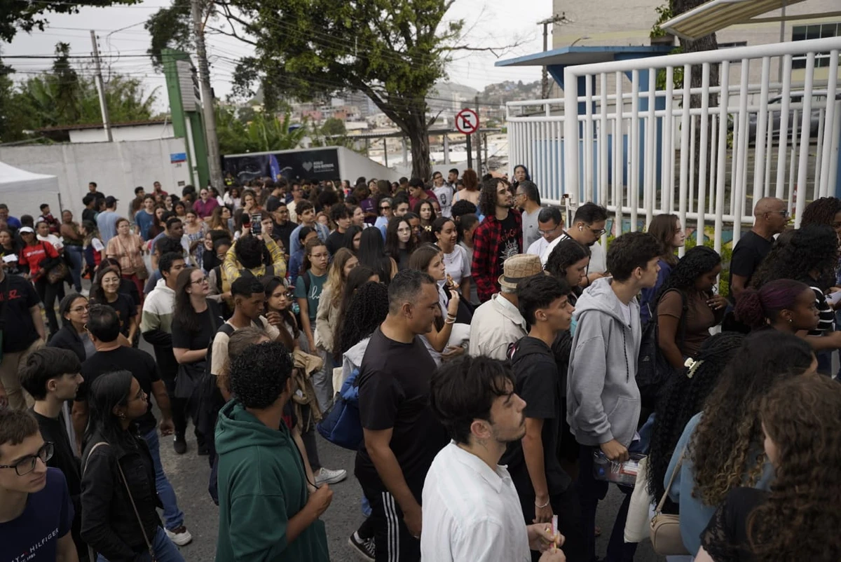 Os portões da Faesa foram abertos ao meio-dia para o Enem