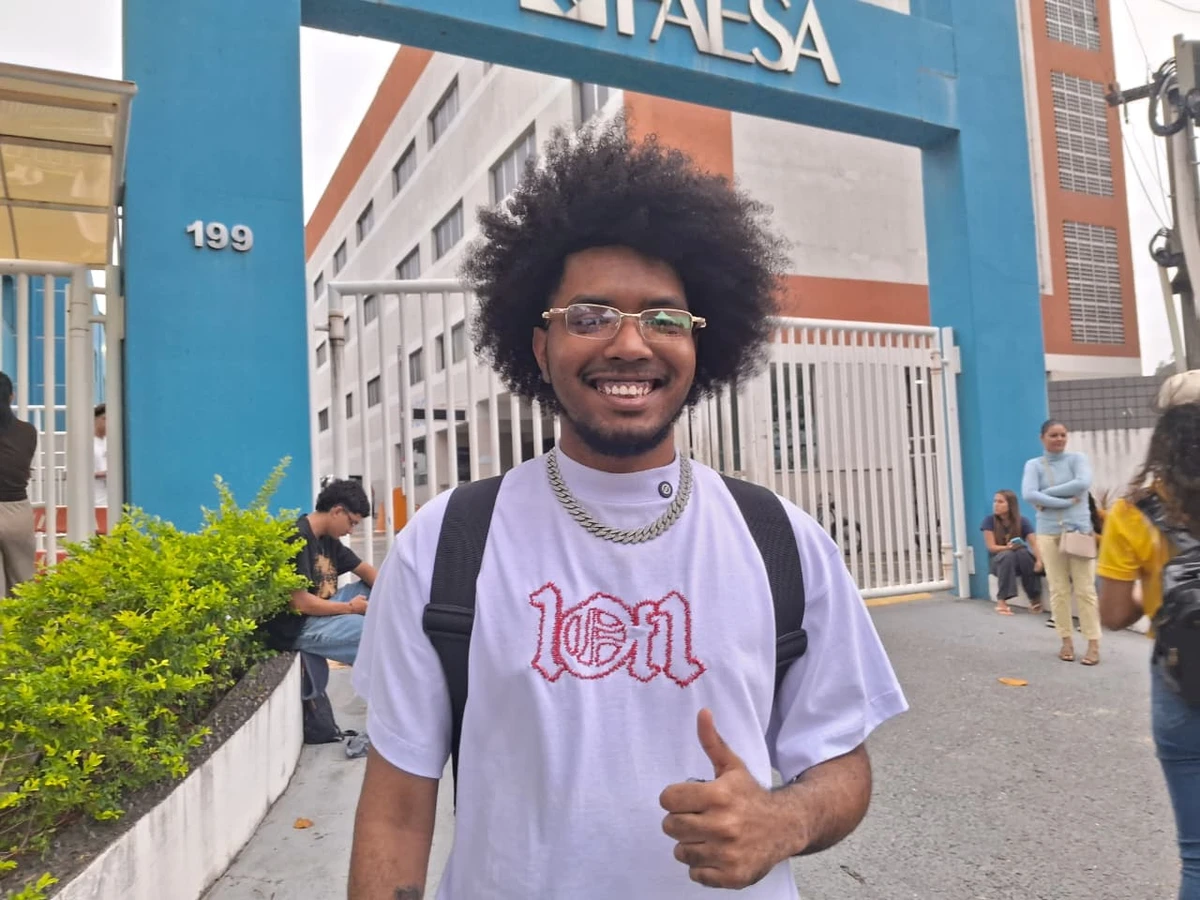 Ronaldo Rodrigues, 23 anos, fez o Enem em 2025 para tentar trocar de curso