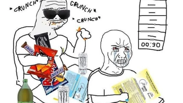 Do "sofrimento" para ler as questões com textos longos ao incômodo com quem faz barulho ao comer durante a prova, exame rendeu piadas entre os participantes; confira