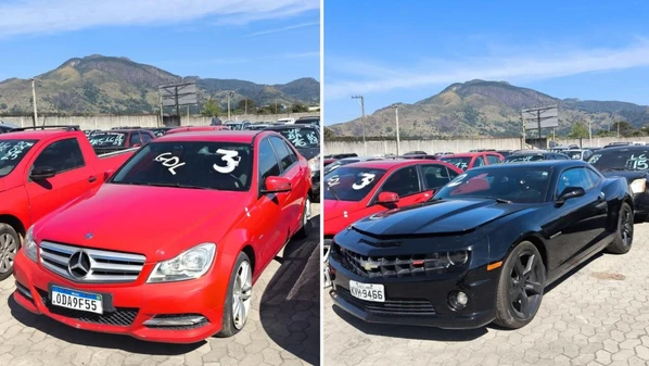 Entre os 442 veículos que serão ofertados em leilão do Detran|ES nos dias 27 e 28 de novembro, alguns modelos chamam atenção pelo valor inicial bem abaixo do mercado