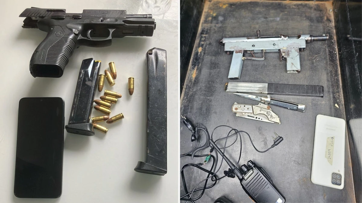 Armas foram apreendidas durante a Operação Telic, nesta terça-feira (11)