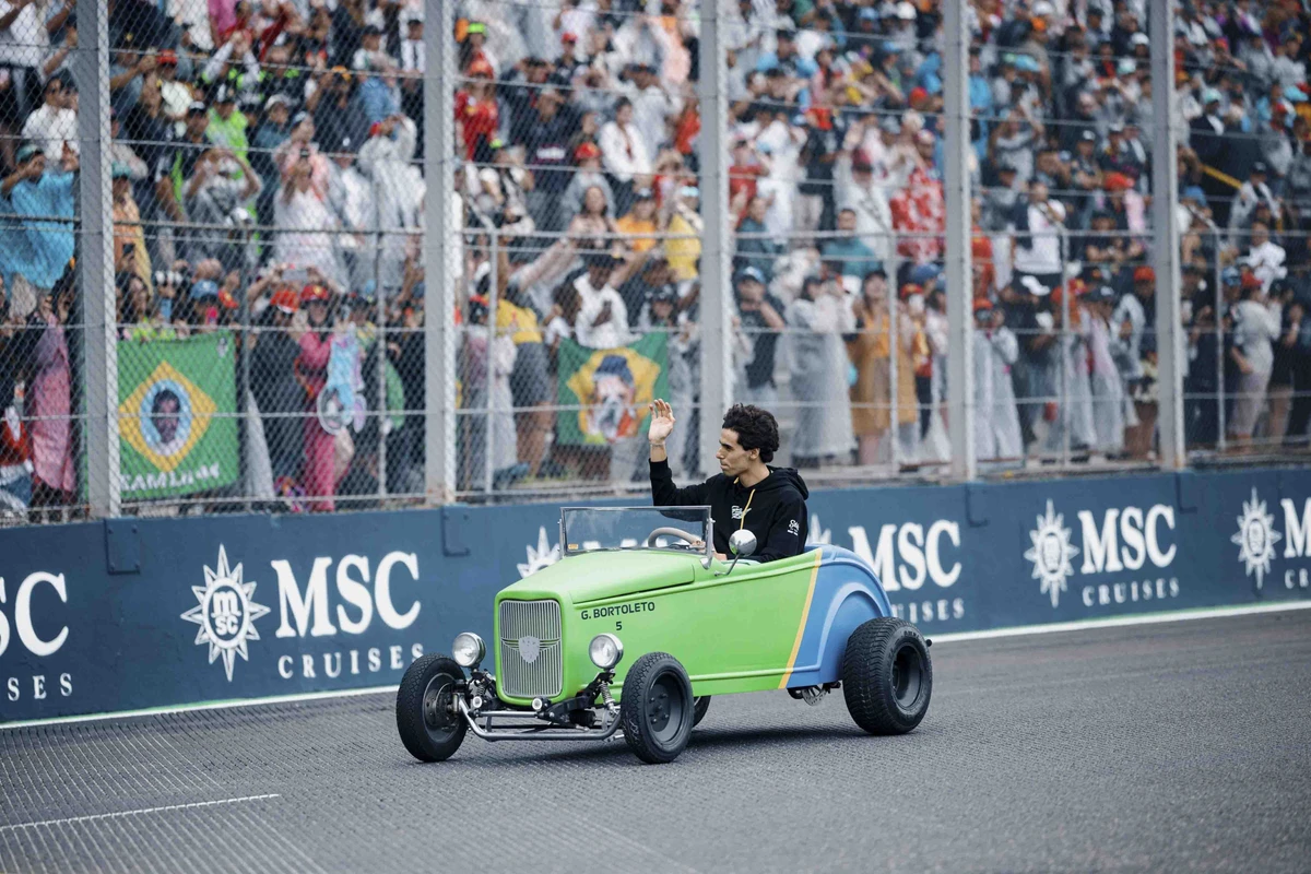 Gabriel Bortoleto no GP de São Paulo de Fórmula 1, no Autódromo de Interlagos, no último domingo (09)