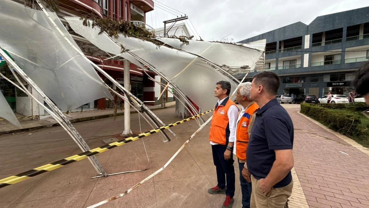 Muniz Freire recebe auxílio do governo do ES para atingidos por temporal