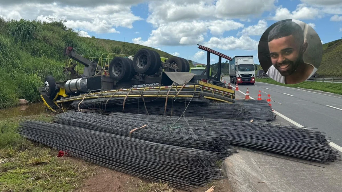 Warley Ferreira Mendonça, de 28 anos, morreu em um acidente na BR 101 em Anchieta