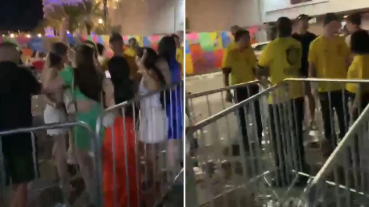 Grupo de pelo menos 20 pessoas reclamam de furto coletivo em show em Vila Velha