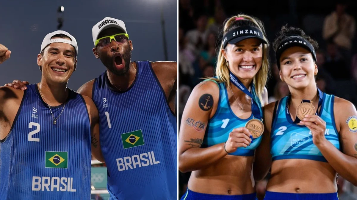 Thâmela/Vic e Evandro/Arthur representarão o Espírito Santo na competição que começa nesta quinta-feira (13)