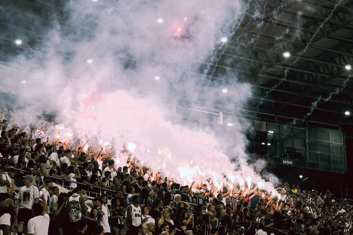 Torcida do Rio Branco em partida válida pela Série D, em 2025