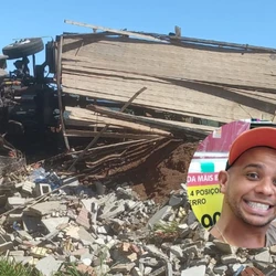 Junio Silva Tinoco, de 43 anos, era dono de uma loja de móveis rústicos e churrasqueiras e estava viajando para realizar entregas quando o caminhão que ele dirigia tombou em Muqui