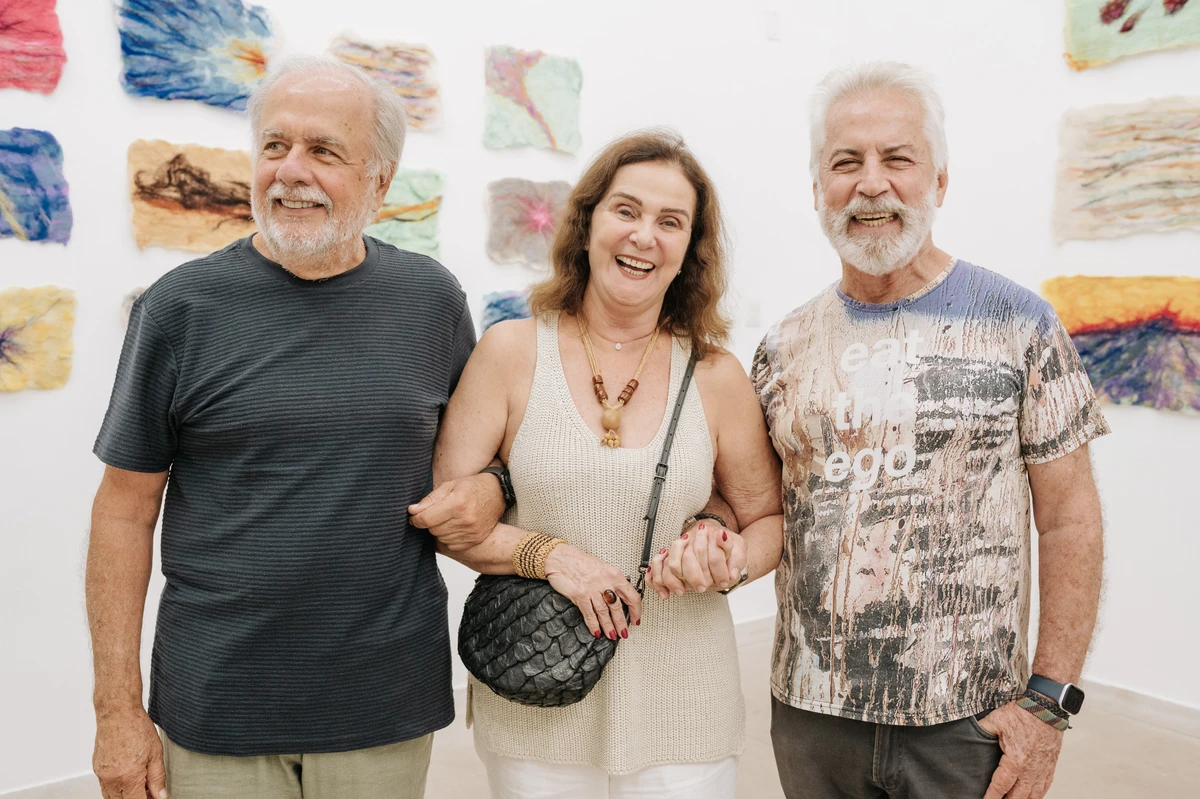 Carlos e Flavia Larica e Marcelo Peixoto