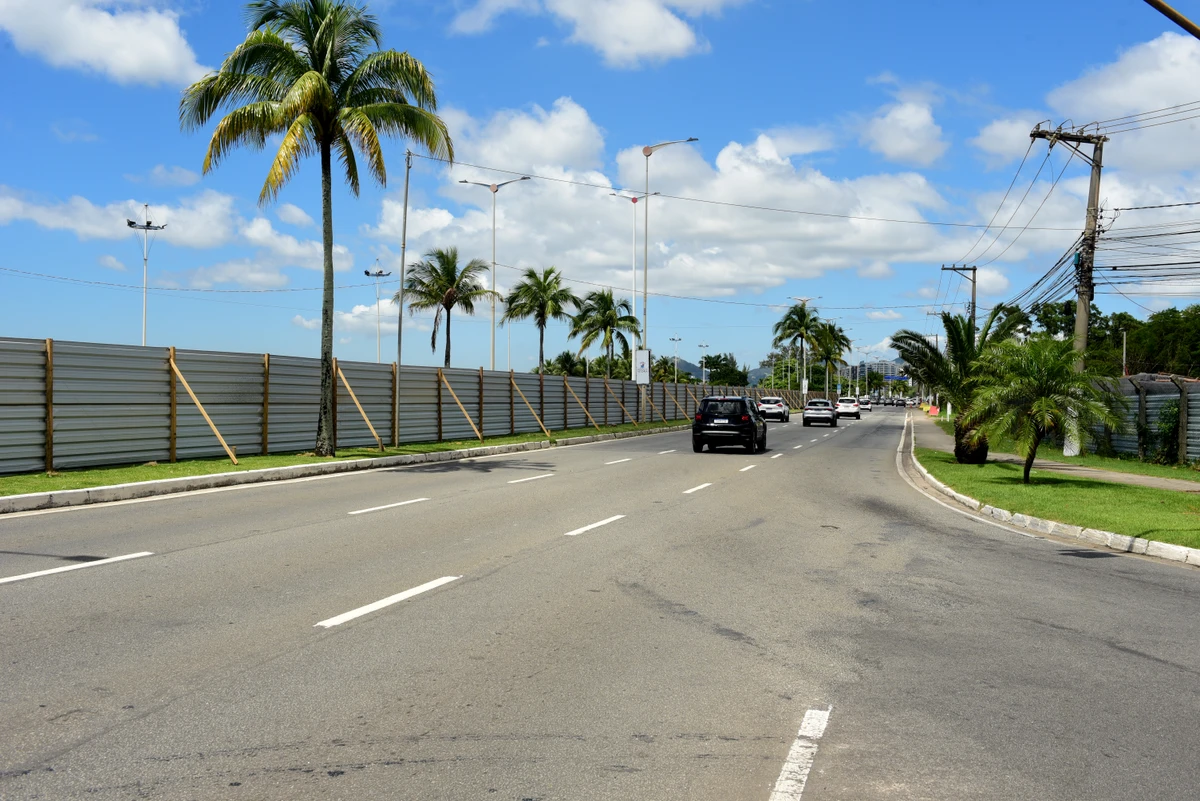 Obras do Mergulhão, em Jardim Camburi
