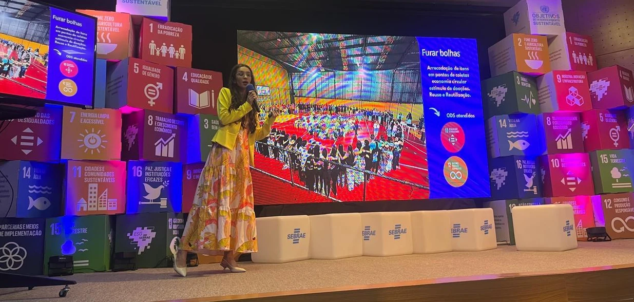 Marina Cunico é ativista há 14 anos e criou a Lojinha da Marina, projeto que transforma a vida de crianças em situação de vulnerabilidade