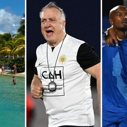 Dirigida pelo técnico holandês Dick Advocaat. a seleção da pequena ilha caribenha de Curaçao está a 90 minutos de se classificar para a Copa do Mundo pela primeira vez.