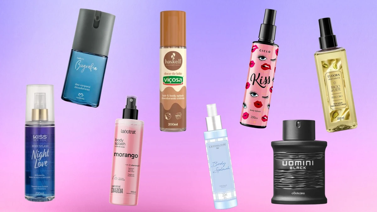 De colônia a body splash
