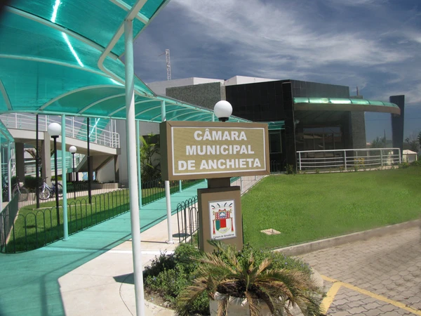 Fachada da Câmara de Vereadores de Anchieta