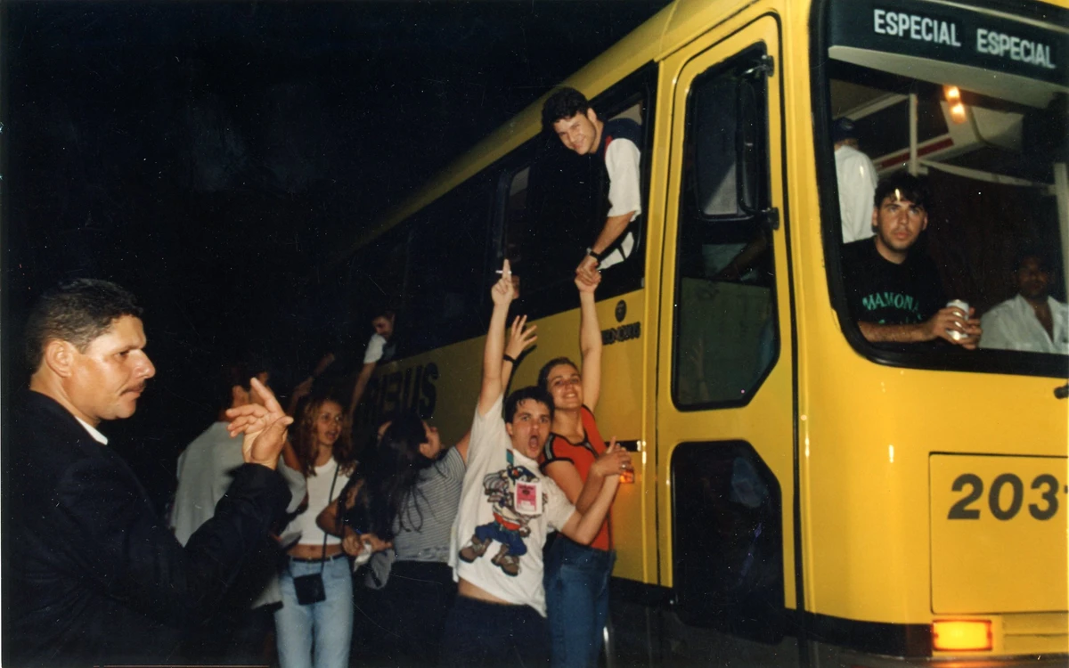 Show dos Mamonas Assassinas em Vitória em 01/11/1995 por Helô Sant'Anna