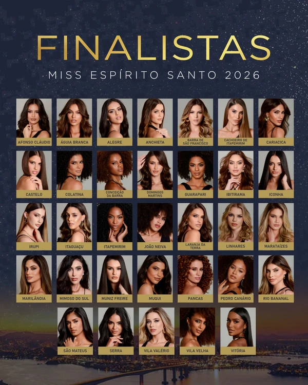 Miss Universo ES será coroada neste fim de semana; conheça as finalistas