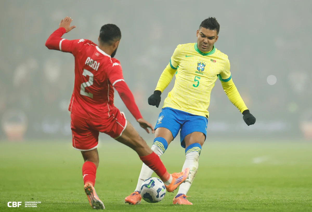Brasil e Tunísia empataram em 1 a 1 no Decathlon Stadium, na França