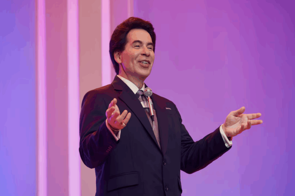 “Silvio Santos Vem Aí”, mostra os bastidores do programa de auditório que se tornou um símbolo da televisão brasileira (Imagem: Reprodução digital | PARIS FILMES)