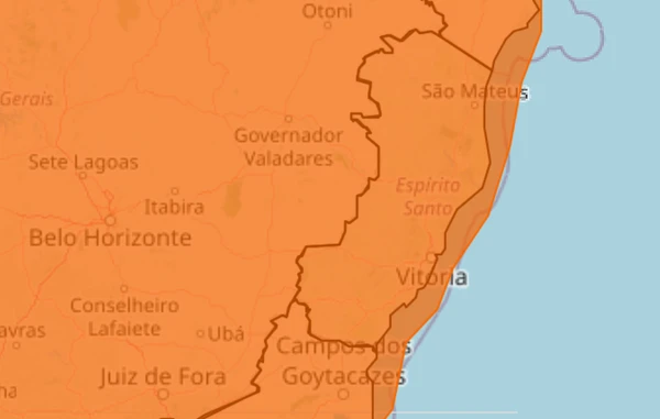 Espírito Santo está sob alerta para tempestade 