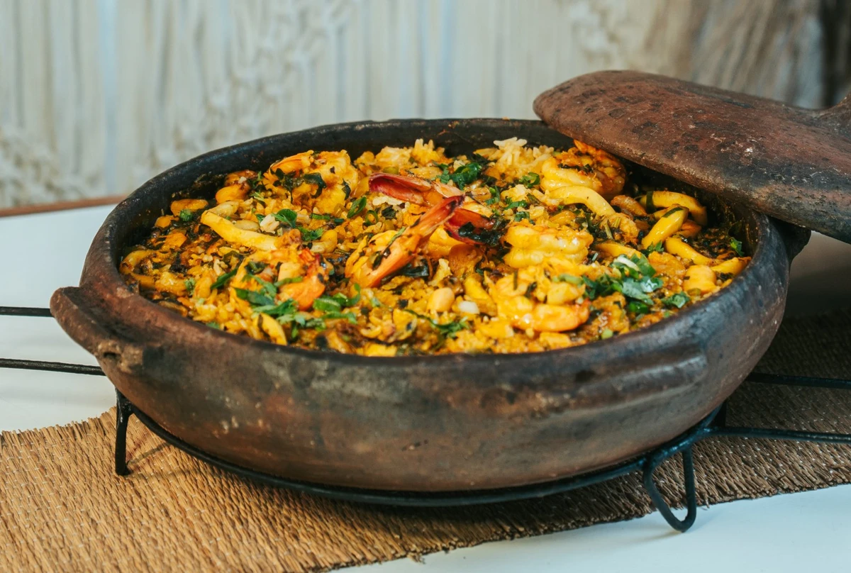 Arroz de mariscos do restaurante Purumar Foto por Astrisfilmes