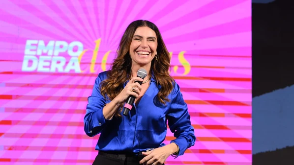 Atriz esteve em Vitória para participar de evento do Sebrae e aproveitou para incentivar mulheres empreendedoras do Estado; segundo ela, usar as redes sociais pode impulsionar os negócios