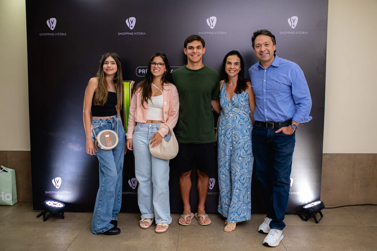 Beatriz Martim,  Anna Luiza Malacarne, Lucas, Flávia e Raphael Brotto