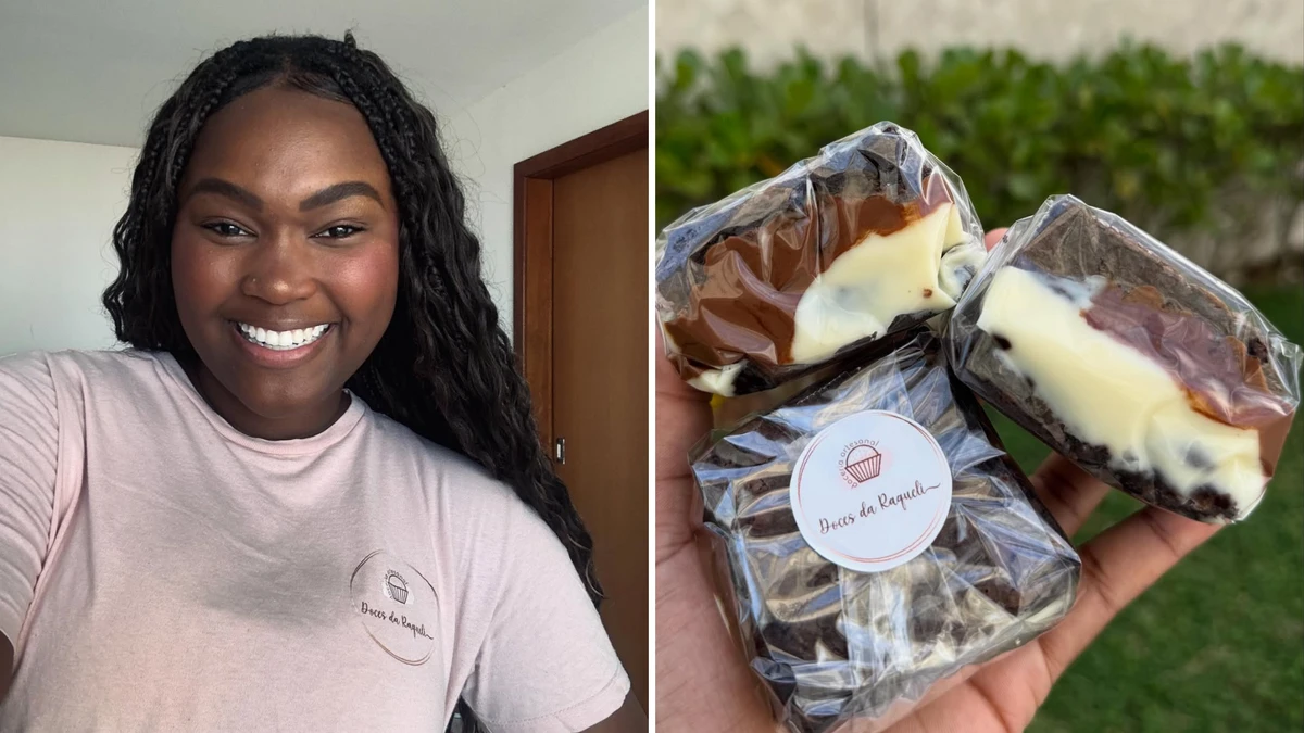 Ex-BBB capixaba Raquele Cardozo voltou a vender doces