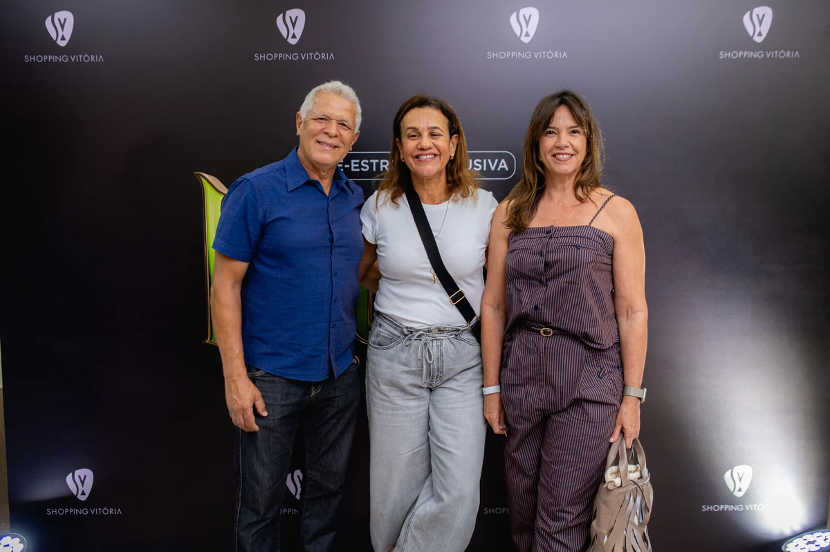 Mauro Albuquerque, Luciane Ventura e Ludmila Castello