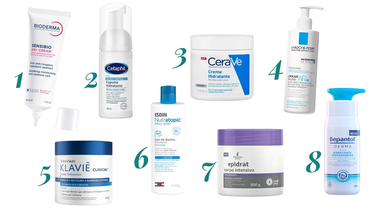 Produtos para a dermatite atópica