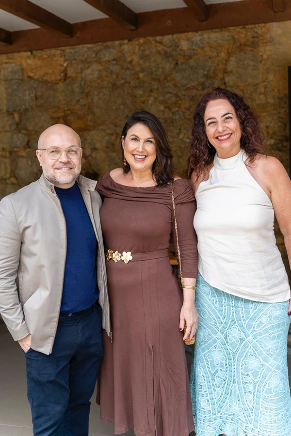 Vitor Cipriano, Renata Rasseli e Claudia Pontes