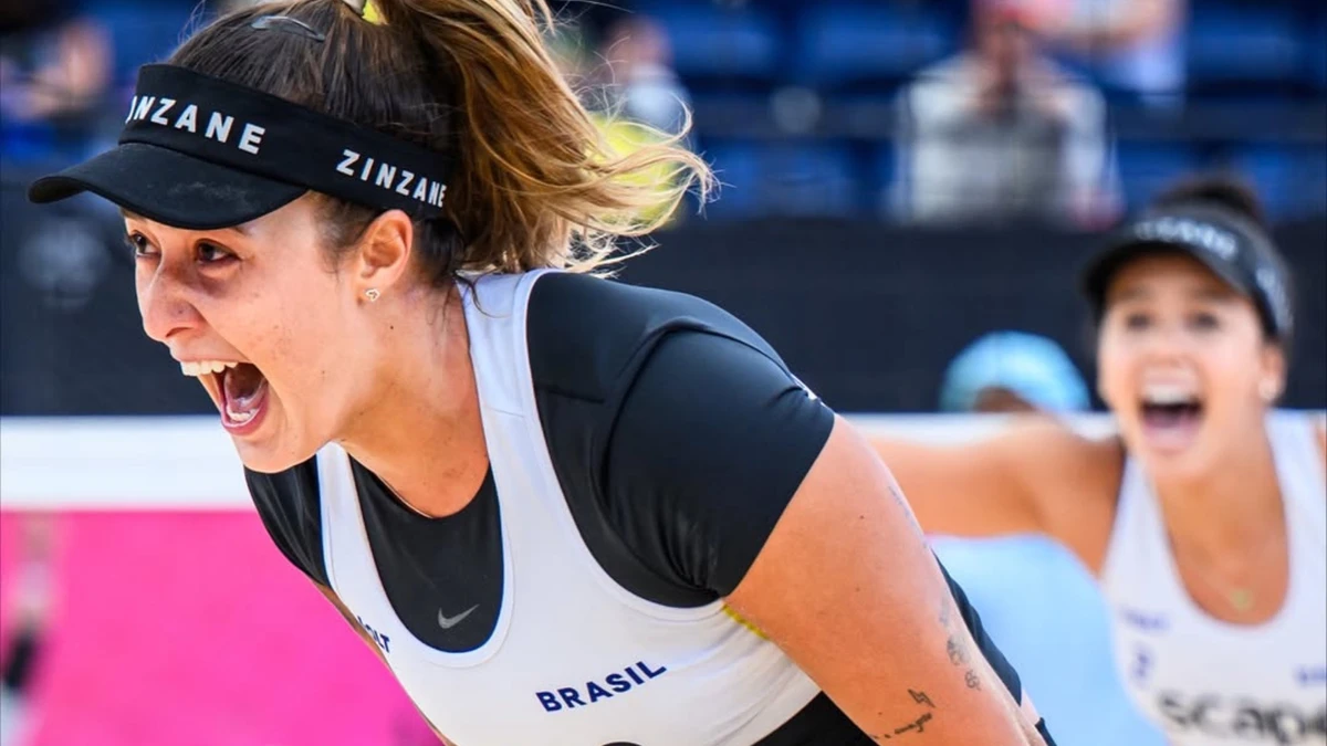 Thâmela e Vic avançam para semifinais da Copa do Mundo de Vôlei de Praia