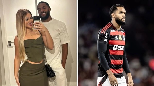 "Você é meu amor, meu orgulho e meu porto seguro", escreveu a estudante de Nutrição para o centroavante Juninho Vieira