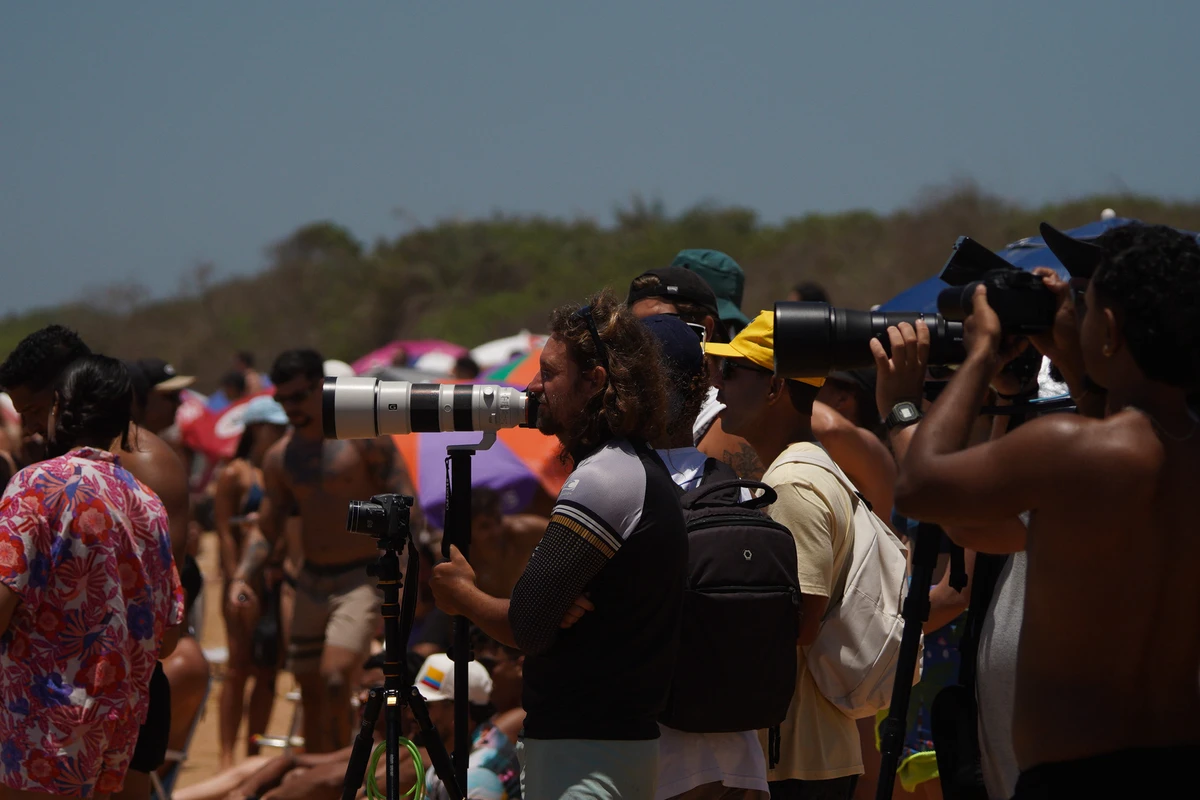 Etapa do WSL (World Surf League) na Praia D'Ulé em Guarapari por Vitor Jubini