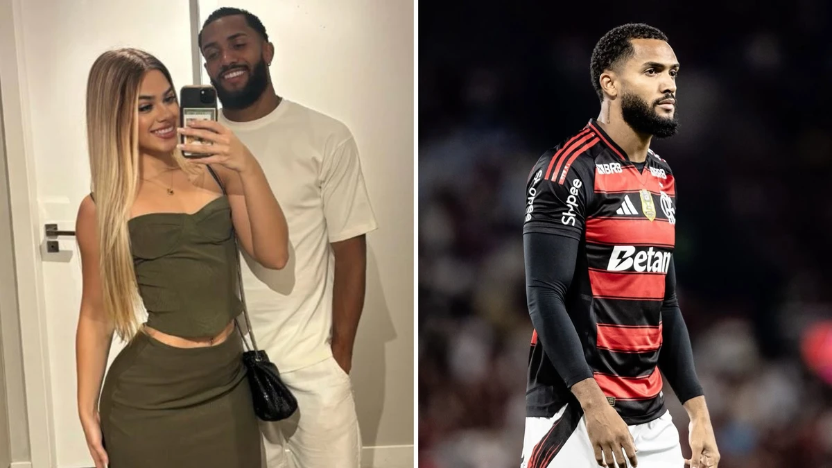 Pamella Vieira Gaigher e Juninho Vieira, do Flamengo
