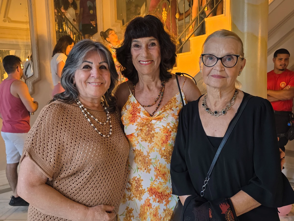 Angela Gomes, Almerinda Lopes e Ivanilde Brunow 