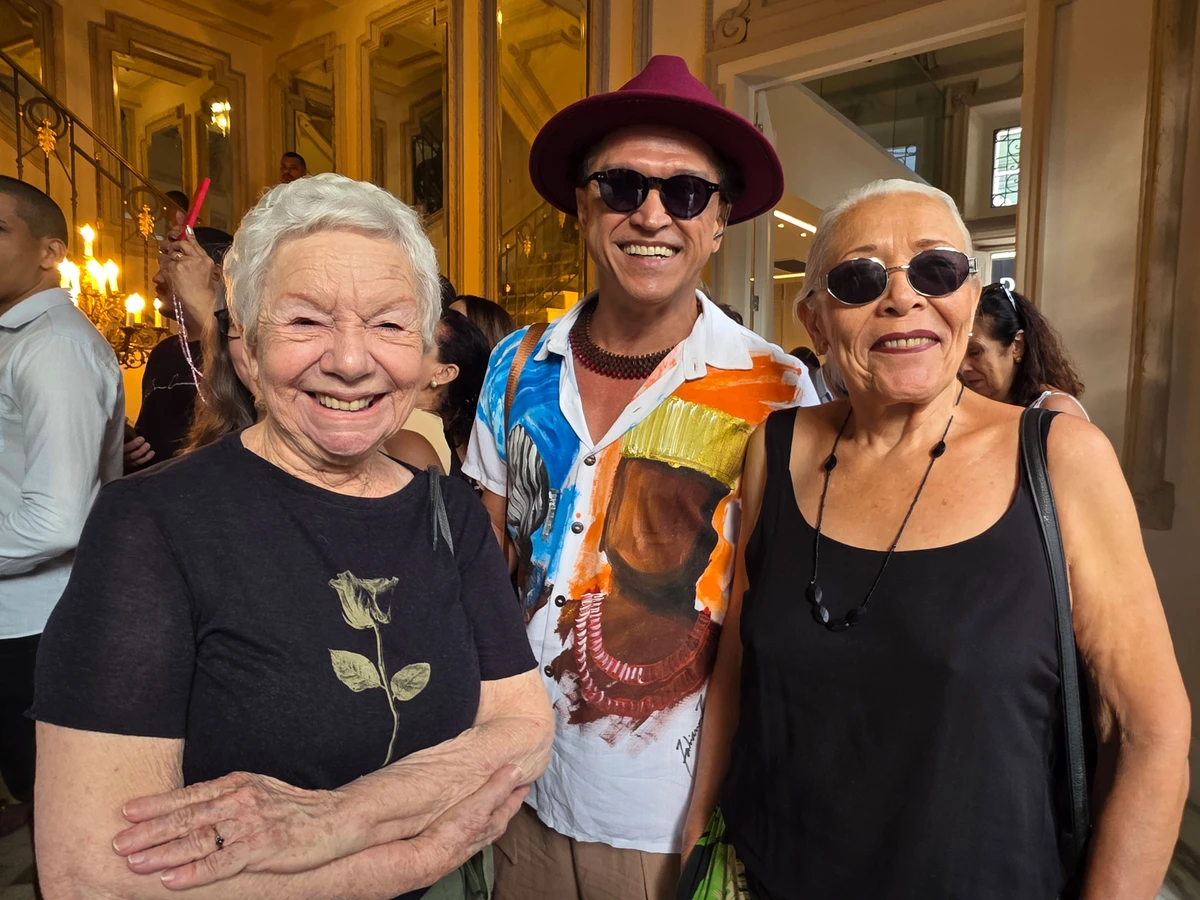 Bernadette Lyra, Jace Theodoro e Margareth Galvão