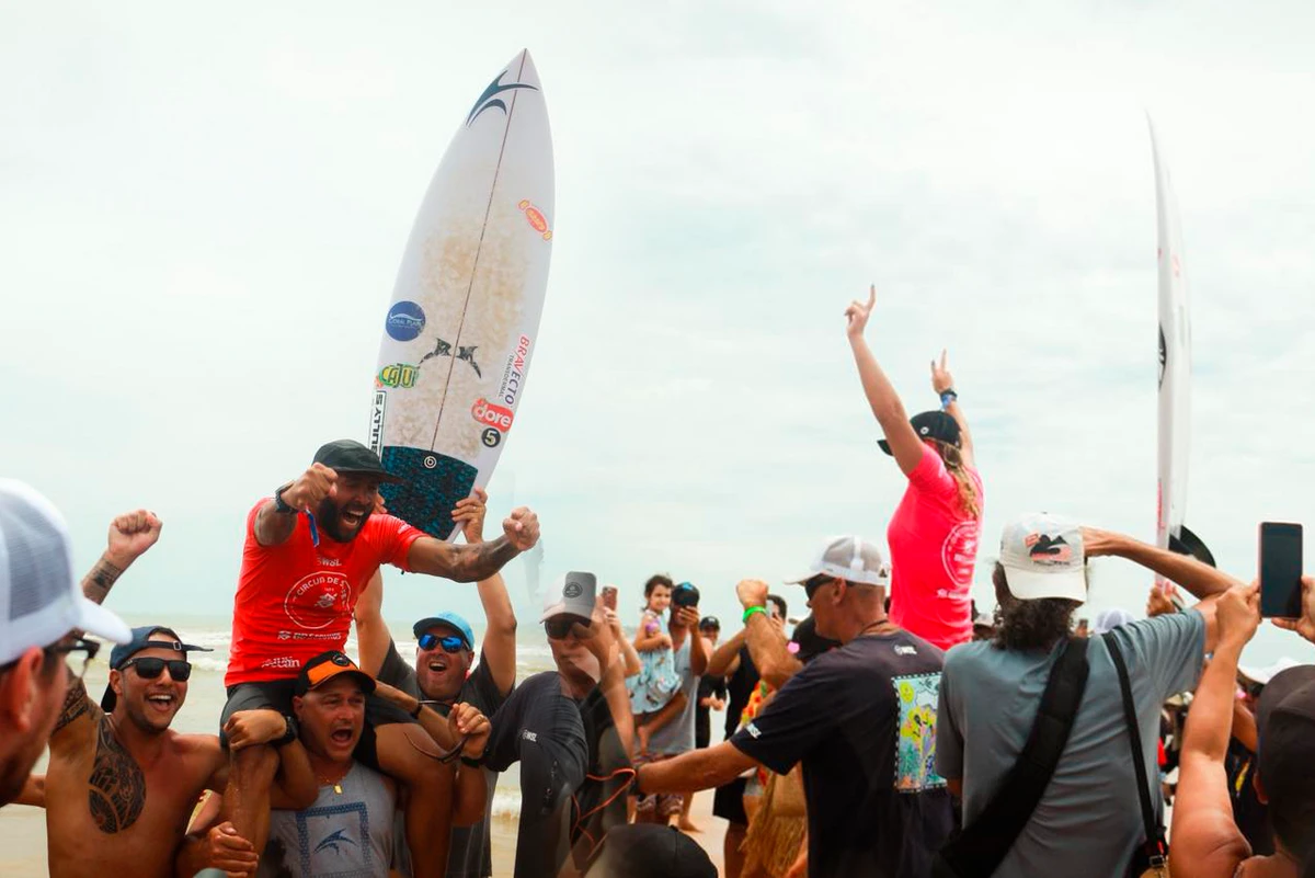 Jadson André e Laura Raupp são os grandes campeões da etapa inédita da WSL no ES