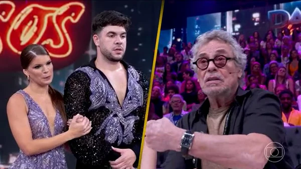 Alvaro foi eliminado da Dança dos Famosos deste domingo, 23