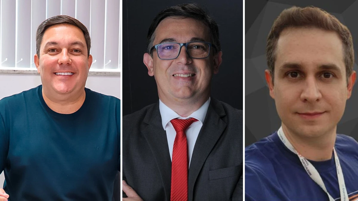 Bruno Lamas (à esquerda), Richardson Schmittel (ao centro) e Rânik Guidolini (à direita) serão painelistas no evento