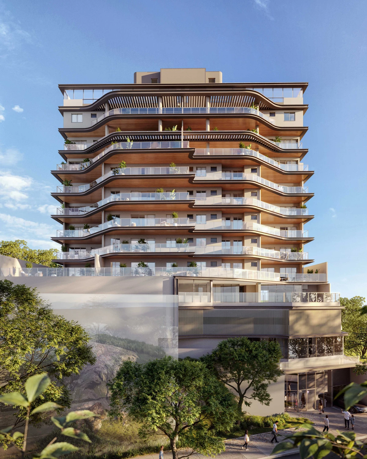 Fachada do Casa Ilzze, lançamento da Igom e Mazzini