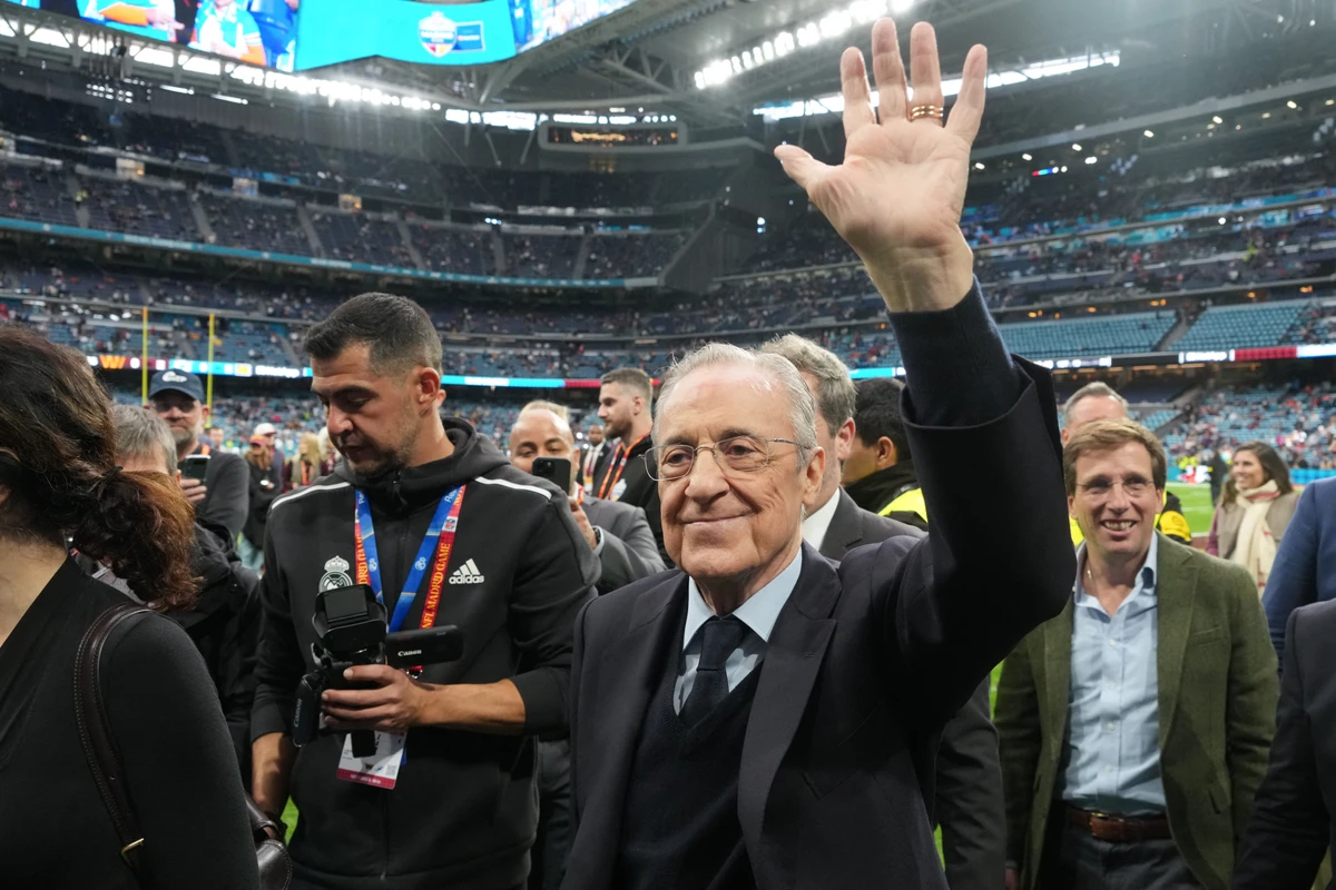 Florentino Perez anunciou que o Real Madrid poderá vender até 10% de suas ações a investidores