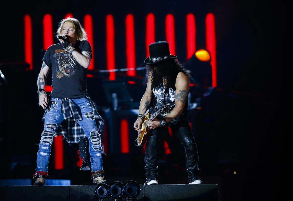 Guns N' Roses em show em São Paulo