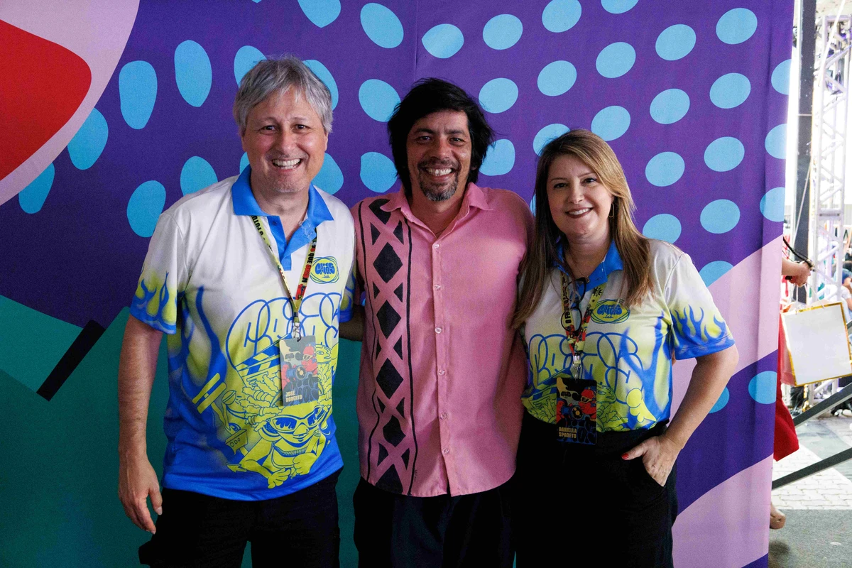 José Roberto Santos Neves, Chinaina e Daniella Spadeto na sexta edição do Festival Crias.Lab