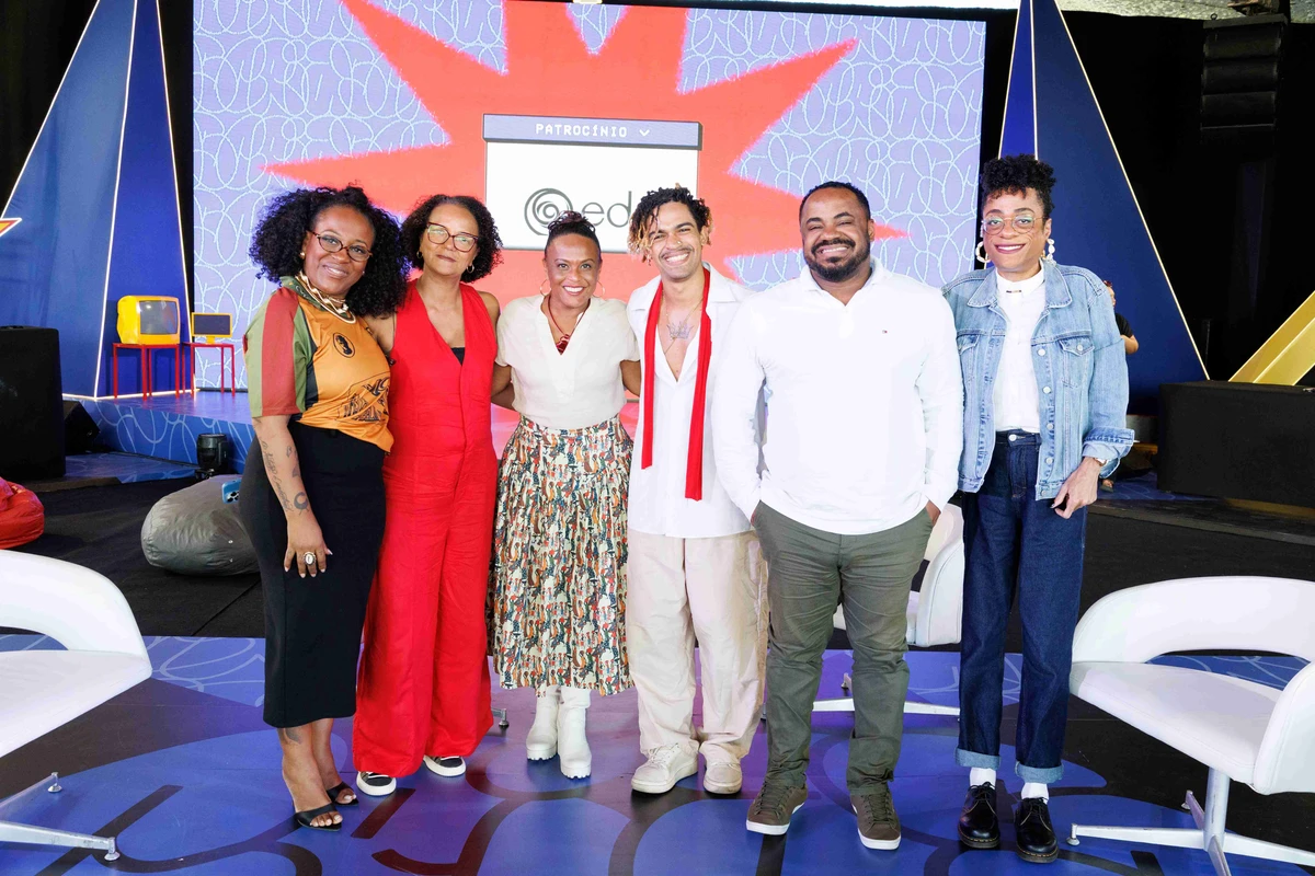 Katiuscia Ribeiro, Ana Paula Brandão, Renata Di Carmo, Ira, Acácio Jacinto e Isabella Baltazar na sexta edição do Festival Crias.Lab