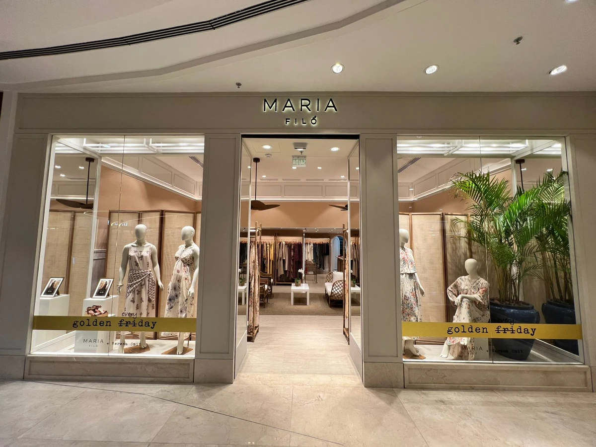 Maria Filó: itens da coleção Verão 26 com até 30% de desconto. por Shopping Vitória/Divulgação