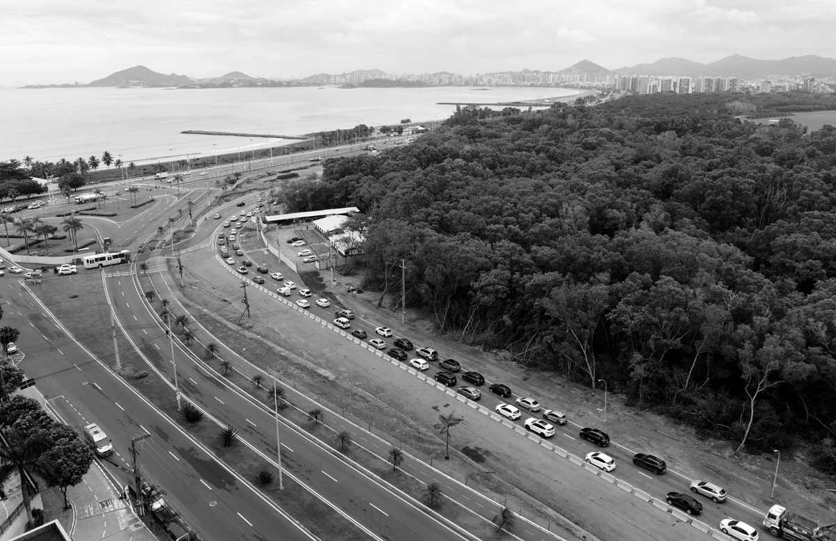 Obras do Mergulhão, em Jardim Camburi